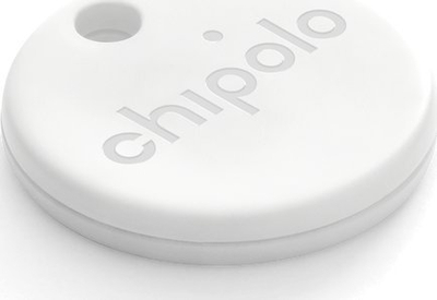 Gjetës çelësash i zgjuar Chipolo One, me Bluetooth, me alarm zanor, i bardhë