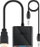 Adapter video Goobay 71803, HDMI në VGA, audio 3.5mm, 0.15m, i zi
