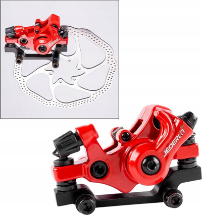Kaliper frenash biçiklete JEDERLO F 160 R 140, mekanik, disk, i zi