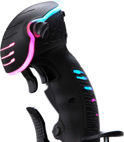 Joystick Virpil Constellation ALPHA Prime L VPC 009 01 L, për dorën e majtë, i zi