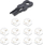 Set bllokuesish porte RJ45 StarTech.com, 10 copë, me çelës sigurie, të kuq
