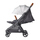 Karrocë bebe Ergobaby Metro 3 Deluxe, kompakte qyteti, ulëse ergonomike, gri Pearl