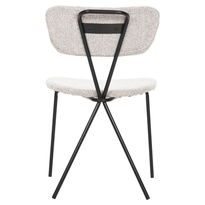 Karrige ngrënieje Dory 48,5×61×76 Hcm (HM9855.03), zezë/ gri