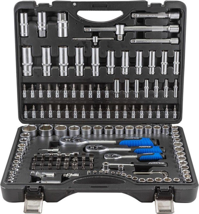 Set çelësash FORSAGE F-41501-5, 150 pjesë, me kuti plastike