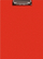 DONAU Табла за пишување, PP, A4, Црвена