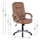 Karrige Drejtor 64x71x118cm (HM1091.09)