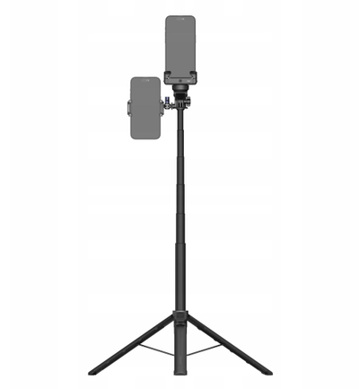 Tripod selfie stick me gimbal AOCHUAN M3 PRO, 180cm, LED, me telekomandë
