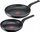Set tiganësh Tefal Easy Cook & Clean, 2 copë, veshje jo ngjitëse, të zinj