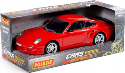 Makina lodër Polesie Legenda V6, me inerc, për pasagjerë, e kuqe
