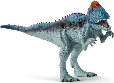Figurë dinozaur Schleich Cryolophosaurus, plastike, e lyer me dorë, me shumë ngjyra