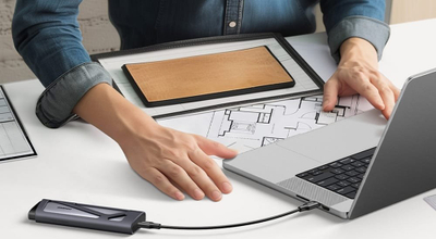 Kутија за надворешен диск UGREEN за SSD M.2 NVMe SATA, USB 3.2 Gen 2 10 Gbps, сива