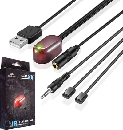 Relé universale IR Spacetronik SP-IR03, kontroll telekomande nga distanca, USB