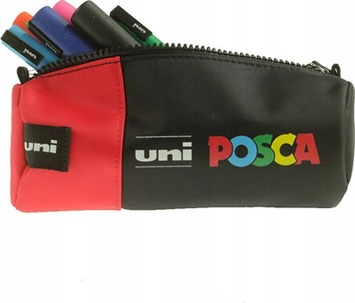 Penar Posca Pencil Case, cilindër i kuq