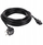 Kabllo rrymë Akyga AK-PC-08S, CEE 7/7 / IEC C13, 3x1.5mm², 10m, e zezë