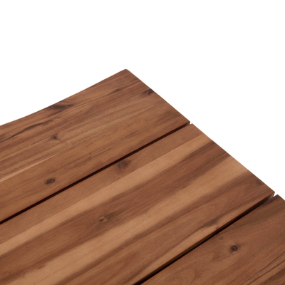 Tabllinë tavoline HomeMarkt HM6302.01, dru akacie masiv, 160x80x3.5 cm, ngjyrë natyrale