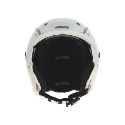 Helm ski CASCO SP-3 Airwolf, S 52-56 cm, me vizor, e bardhë