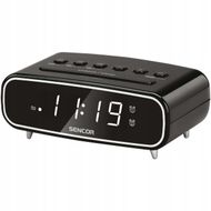 Radio-alarma Sencor SRC 2600B, ekran LED, alarm i dyfishtë, e zezë
