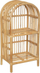 Raft librash Atmosphera Rattan, 76 cm, 2 nivele, ngjyrë natyrale