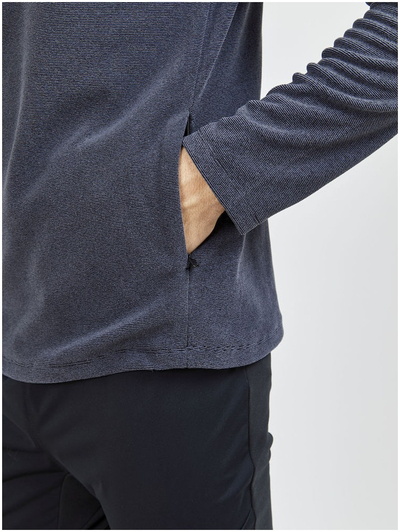 Термичка блуза Craft Core Edge Thermal Midlayer, полузатворач, за мажи, сина