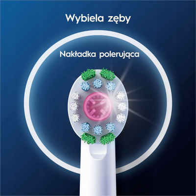 Kokë furçe elektrike Oral-B 3D White, paketim 12 copë, e bardhë