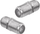 Konektor satelitor Vayox F socket–socket, set 2 copë, metalik