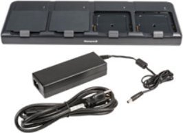 Полнач за батерии Honeywell CT50-QBC-2-R, 4 слота, за скенер на баркод, црн