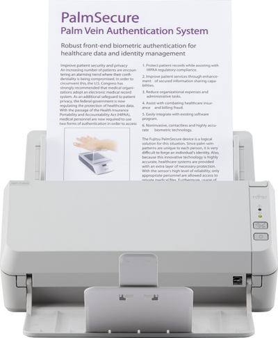 Скенер Fujitsu SP-1120N, A4, 600 DPI, бел
