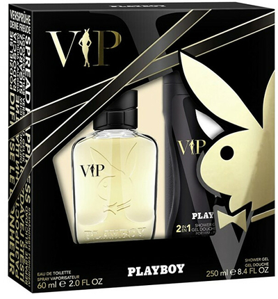 Set Playboy VIP, EDT 60 ml + xhel dushi 250 ml