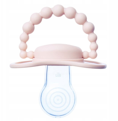 Biberon Luu Kids Pacifier Positioning, silikon, nga 6 muajsh, Velvet Blush