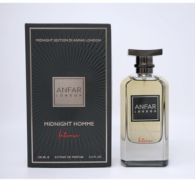 Parfum burrash Anfar Midnight Homme Intense, Extrait de Parfum, 100ml, i zi