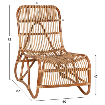 Kolltuk i jashtëm Bronny 60x82x92Hcm (HM9644.01)