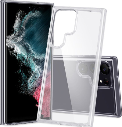 Këllëf telefoni Nevox StyleShell SHOCKFlex, për Samsung Galaxy S22 Ultra, mbron telefonin, transparent