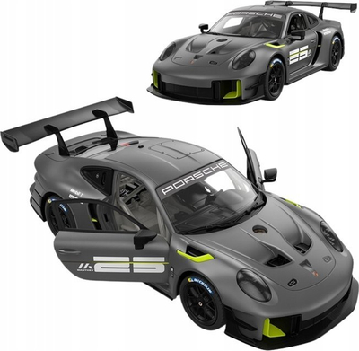Makinë lodër me telekomandë Rastar Porsche 911 GT2 1:18, 68 pjesë, gri