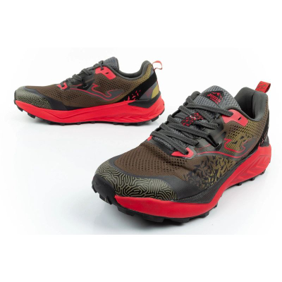Atlete trail Joma Tundra, rrjetë teknike, shollë që nuk rrëshqet, gri me rozë