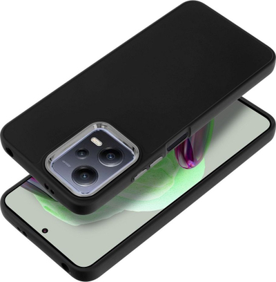 Mbrojtëse telefoni FRAME për Xiaomi Redmi Note 12 5G, TPU PU, e zezë