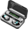 Kufje wireless TWS, Bluetooth 5.1, powerbank me ekran, gri