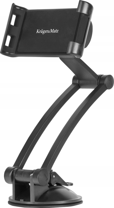 Mbajtëse univerzale për tablet Kruger&amp;Matz KM1371, krah 24 cm, rrotullim 360°, e zezë
