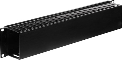 Organizues kabllosh NetRack, 19"/2U, 482.6 x 70 x 88.9 mm, i zi