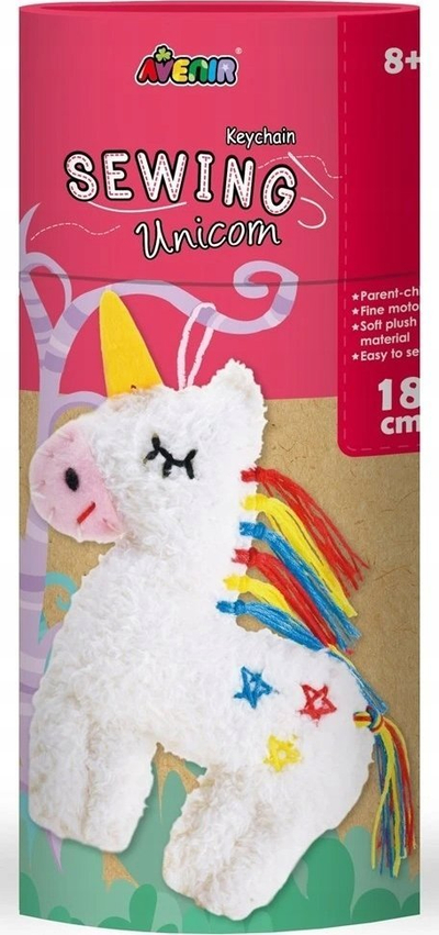 Set kreativ qepjeje MG Creative Sew a Keyring Unicorn, maskotë varëse çelsash, për kalamaj 6+
