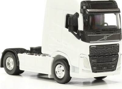 Makina lodër Volvo FH TIR Welly, model metalik, shkalla 1:64, shumëngjyrëshe