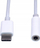 Adaptor audio USB C në 3.5 mm PremiumCord ku31zvuk01, i bardhë