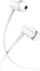 Kufje me tel XO EP57, in ear, jack 3.5mm, të bardha
