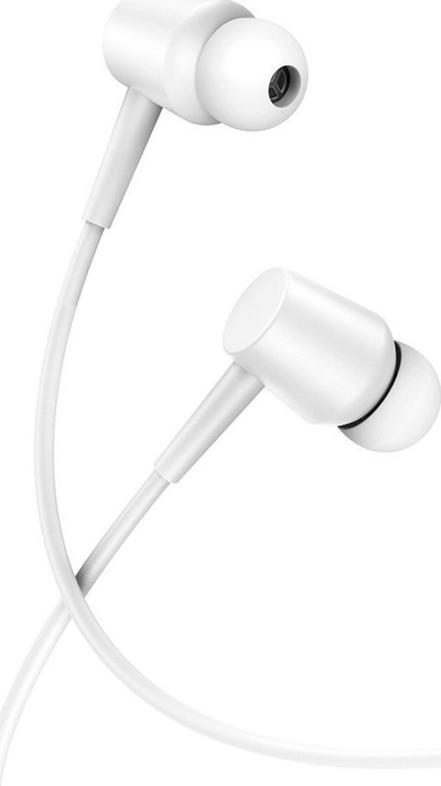 Kufje me tel XO EP57, in ear, jack 3.5mm, të bardha