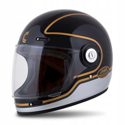 Helmetë moto Cassida Fiber Jawa Sport, integrale, madhësia XL, ari