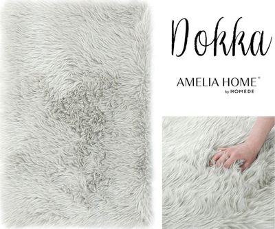 Tepih me gëzof AmeliaHome Dokka, 50 x 150 cm, gri