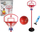 Set basketbolli Leantoys Basketball Set, për fëmijë, i rregullueshëm, shumëngjyrëshe