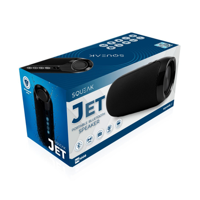 Музичка кутија Squeak Speaker Jet SQ1008, 14W, Bluetooth 5.3, црна