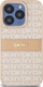 Mbulesë telefoni DKNY PU Leather Repeat Pattern Tonal Stripe, për iPhone 15 Pro, rozë