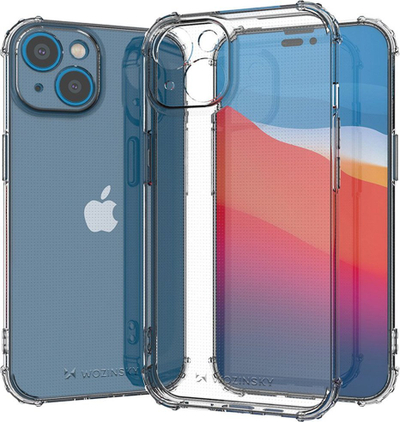 Mbështjellës Wozinsky Armored Case për iPhone 14 Plus, kundra goditjeve, transparent