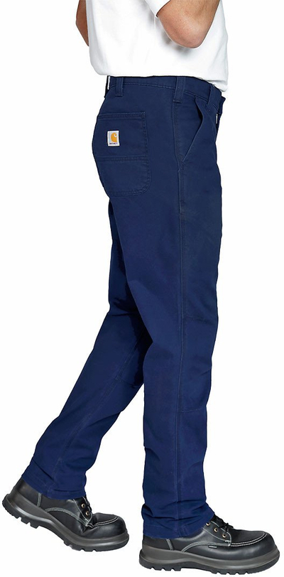 Pantallona cargo Carhartt Rugged Flex Rigby, W36 L34, blu e errët